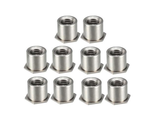 M6 Female Thread Stainless Steel Conical Cap Tapered Cone Nut 10pcs 