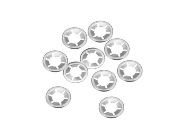 28mm O.D Internal Tooth Lock Washers Push-On Locking Speed Clip 304 Stainless Steel 10pcs Othmro Starlock Washer 14mm I.D