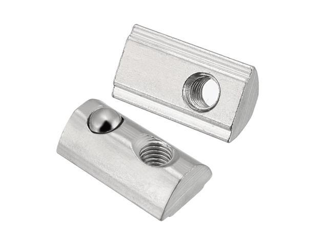 Roll Ball Elastic Nuts for 2020 Series Aluminum Extrusion Profile Pack of 12 Roll-in Spring M5 T Nut