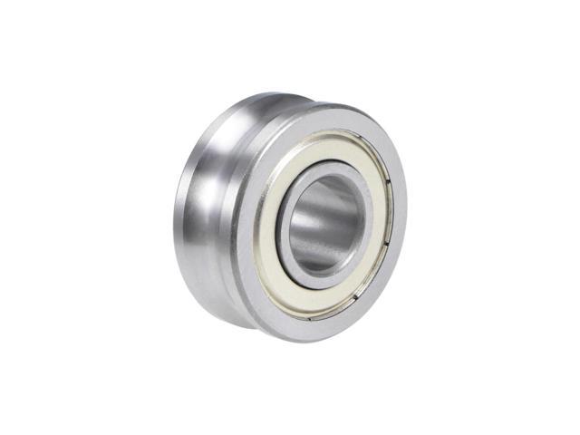 6mm Bore Bearing with 25mm Stainless Steel Pulley U Groove Track Roller Bearing 