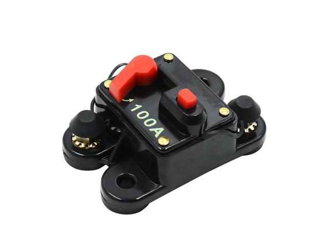 100A DC 12V/24V Car Stereo Audio Circuit Breaker Manual Reset.