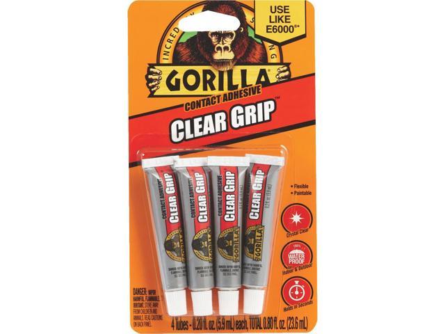 Gorilla Glue 8130002 Clear Grip Contact Adhesive Mini Tubes Pack Of 4 Newegg Com