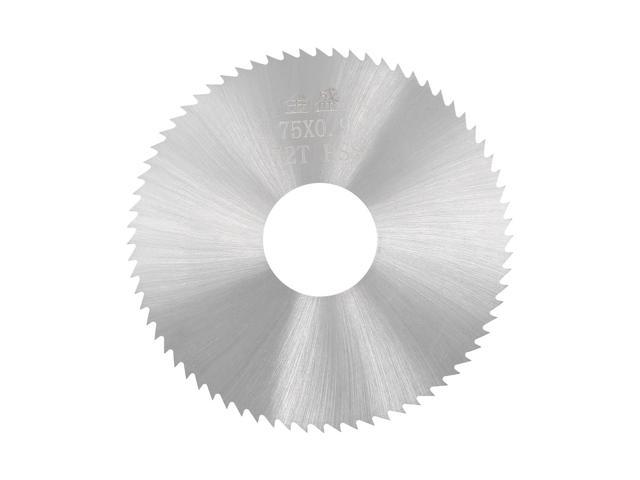 Circular Saw Blades 75x22x0.9mm 72 Teeth HSS Disc Cutting Blade for Wood Metal
