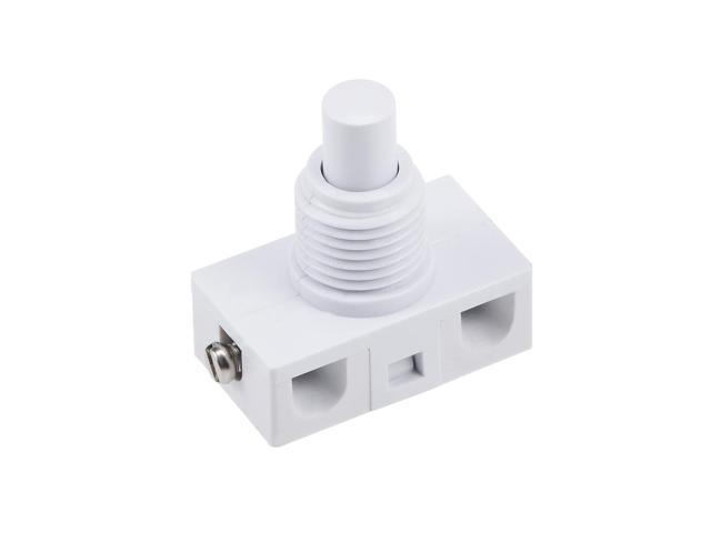 Pedal Push Button Switch,Round Lamp Foot Control Momentary Footswitch White 