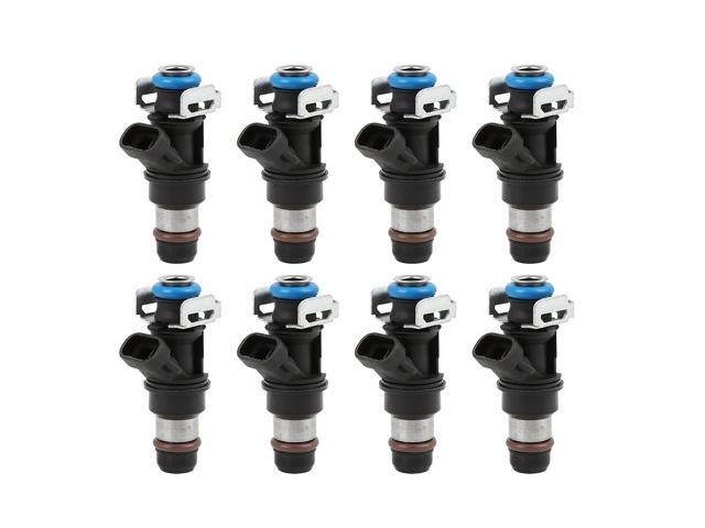 8pcs Fuel Injector 17113553 For Cadillac Chevrolet GMC 4.8L 5.3L 6.0L 2 holes