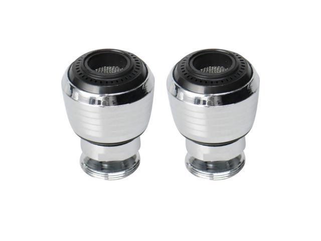 2pcs 360 Rotate Swivel Faucet Aerator Universal Tap Replacement
