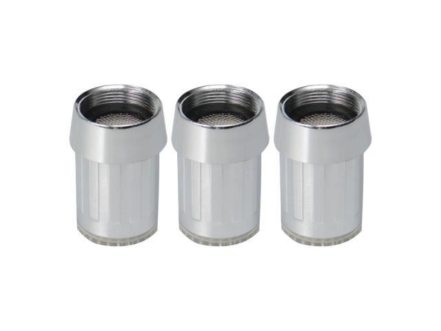 3pcs M22 Colorful Faucet Aerators Universal Female 7 Color Led