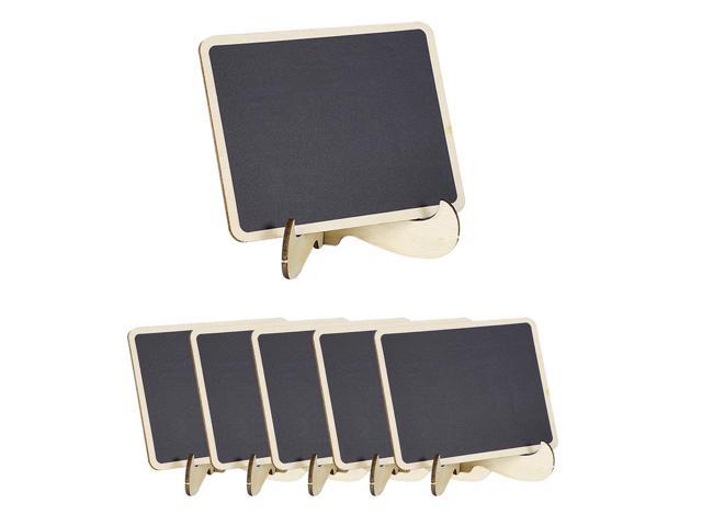 4 PCS Mini Chalkboards Rectangular Hanging Chalkboard Party Place Tag Board 