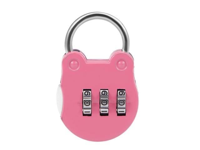 pink combination padlock