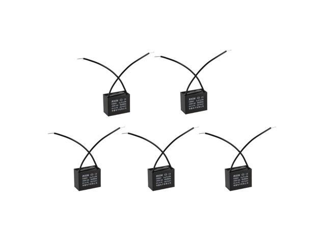 most UF ratings Pre-Wired Cable Start Run Capacitor For Generator 450v