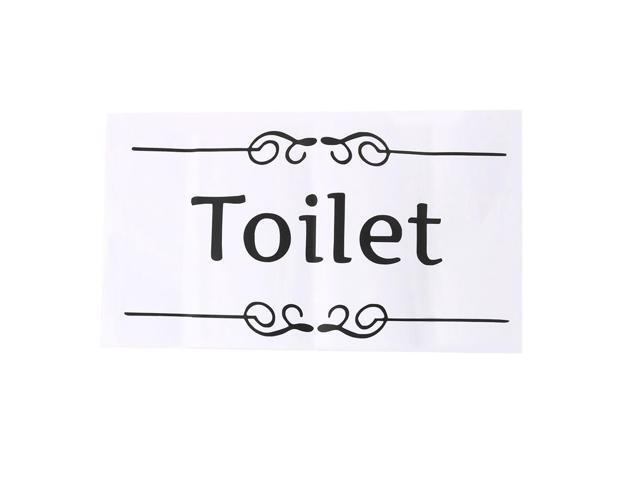 Toilet Pattern Humour Wall Sticker Peel And Stick Diy Paper Mural