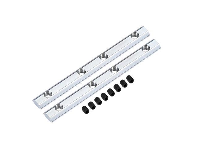 T-slot Straight Connector Plate Flat 2 3 Hole Aluminum 2020,3030,4040 Profile 