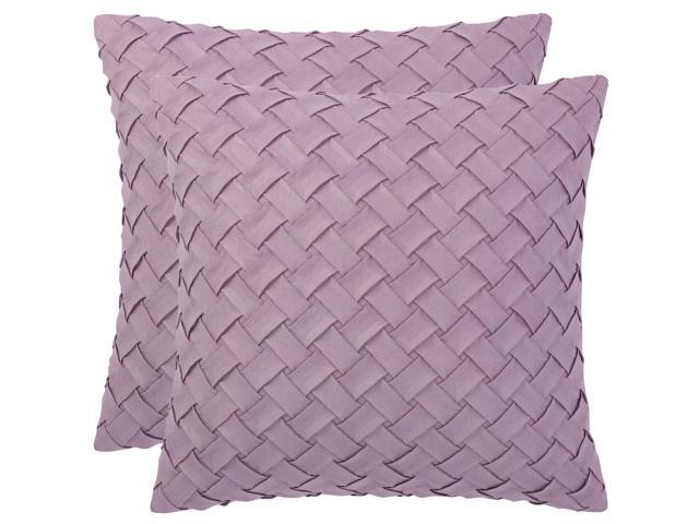 18/'/' Purple Polyester Throw Pillow Case Sofa Car Waist Cushion Cover Home Decor