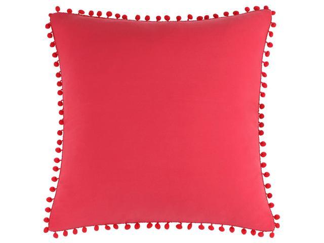 Polyester Pillow case Pink Simple throw sofa car cushion cover Decoration 18inch
