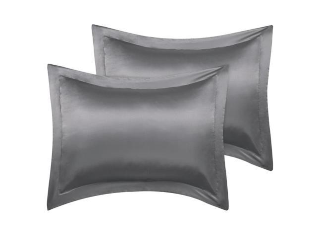 King Pillow Shams Set Of 2 20x36inch Satin Pillowcase For Hair