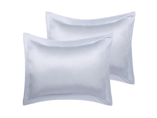 Queen Pillow Shams Set Of 2 20x30inch Satin Pillowcase For Hair
