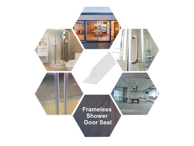Frameless Glass Shower Door Sweep Door Corner Side Seal Strip
