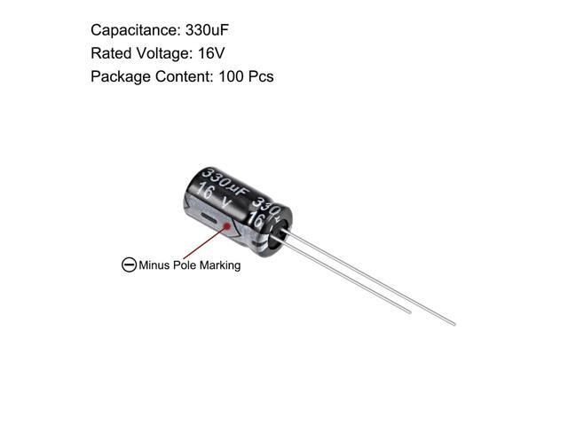 90pcs 25V 470uf 105C Aluminum Electrolytic Capacitor for Motherboard 8mmx12mm 