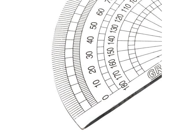 plastic protractor math protractor 0 180 degree for angle