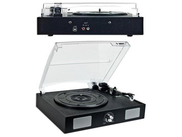 vibe sound usb turntable with built in speakers
