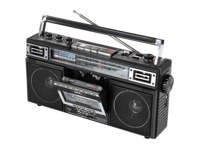 QFX J220BT Bluetooth Radio/Cassette to MP3 Converter Boombox - Newegg.com