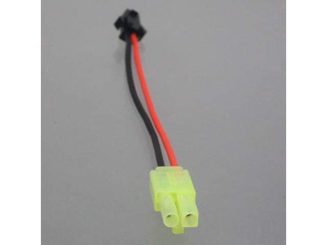 Charger Adapter Mini Tamiya to SM 2Pin 20AWG 10CM Wire for RC Battery