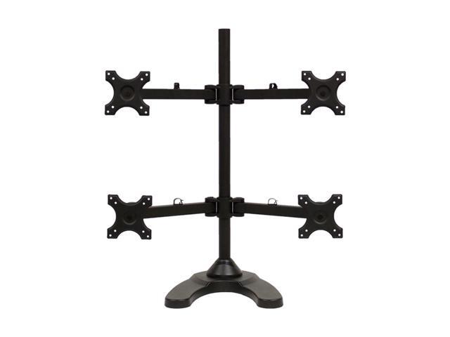 Navepoint Quad Lcd Monitor Desk Stand Mount Free Standing Navepoint Quad Lcd Monitor Desk Stand Mount Free Standing Adjule 4 Screens Upto 24