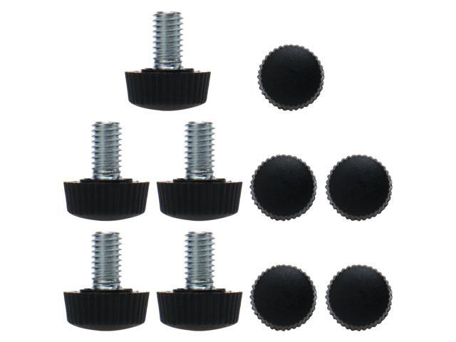 M6 x 10 x 16mm Leveling Feet Adjustable Leveler for Hotel Table Sofa Leg 20pcs
