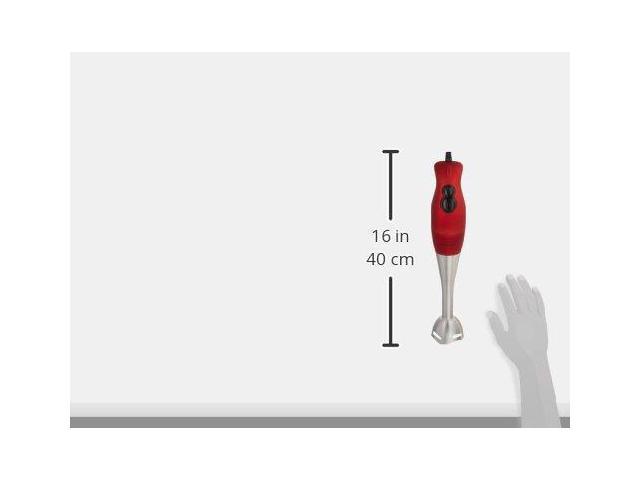 Brentwood 2 Speed Hand Blender - 200W - Red