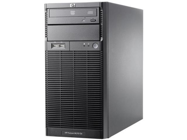 Refurbished: HPE 652011-S01 ProLiant ML110 G6 4U Micro Tower Server - 1 x Intel Xeon X3430 2.40 GHz - 2 GB RAM - 250 GB HDD - (1 x 250GB) HDD Configuration - Serial ATA/300 Server - Newegg.com