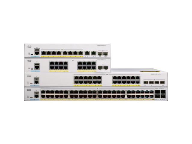 CISCO Catalyst 1000 C1000-8FP-E-2G-L Switch 8 x 10/100/1000 Ethernet ...