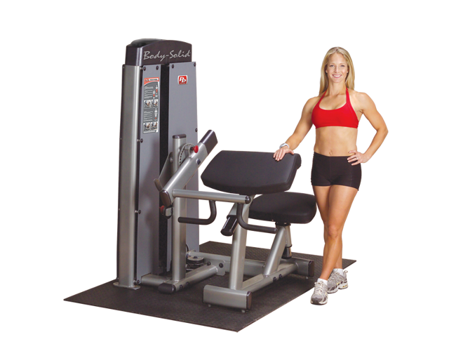 Body Solid Bicep Preacher Curl Tricep Extension Machine 200 Lb