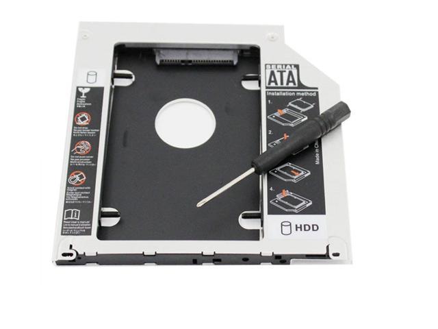 2.5 inches SATA 2nd HDD/SSD HARD DRIVE SATA to SATA caddy Tray for Apple MacBook / MacBook Pro 13 15 17 CD/DVD-ROM Optical Bay
