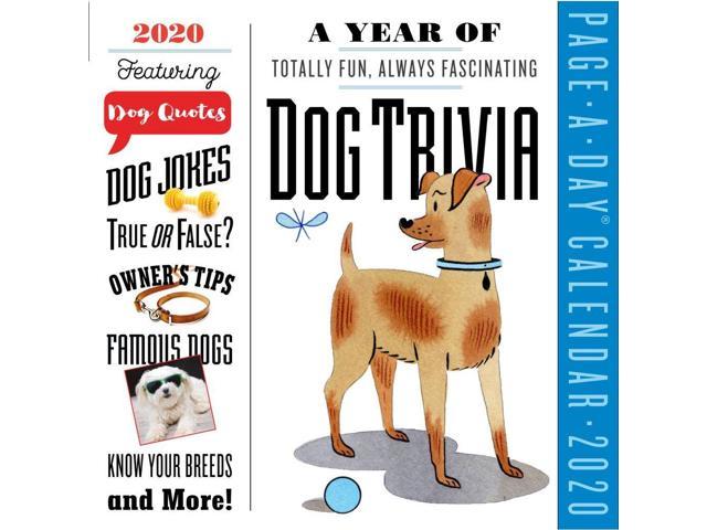 2020 Dog Trivia Desk Calendar By Workman Publishing Newegg Com