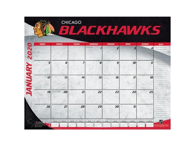 Turner Sports Chicago Blackhawks 2020 22x17 Desk Calendar