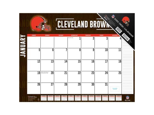 Turner Sports Cleveland Browns 2020 22x17 Desk Calendar