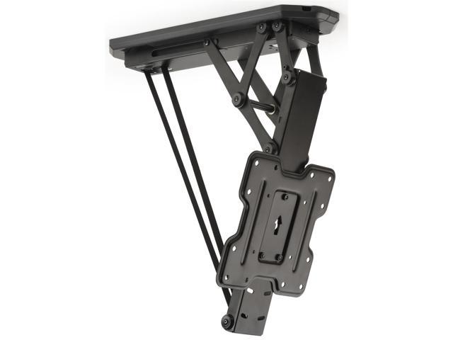 Displays2go Ceiling Mounted Tv Bracket Steel Build Remote