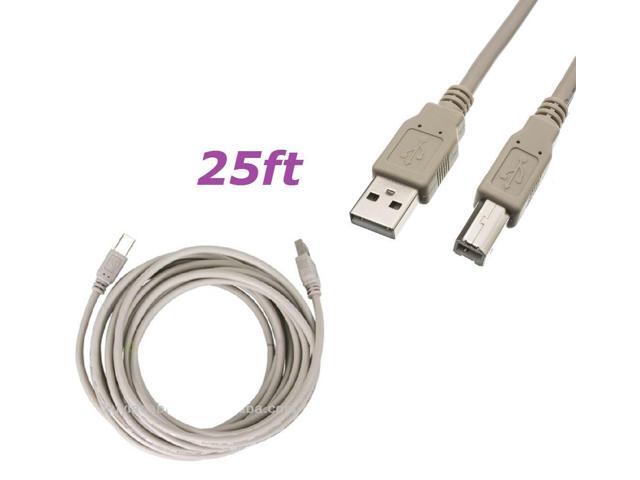 Printer Cable 12Ft Tanbin 12feet USB 2.0 High Speed Gold-Plated Connectors ....