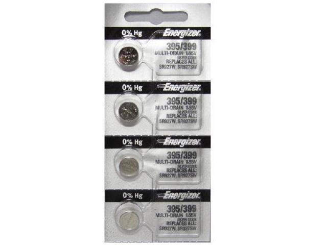 4 Pcs 395 Energizer Sr927w Watch Battery 395 399 Sr927sw New Newegg Com