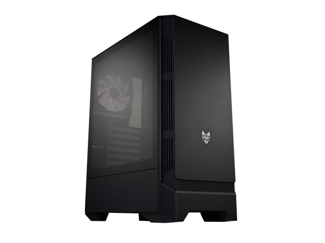 FSP ATX Mid Tower PC Gaming Case with Translucent Side Window OPEN BOX CMT230 