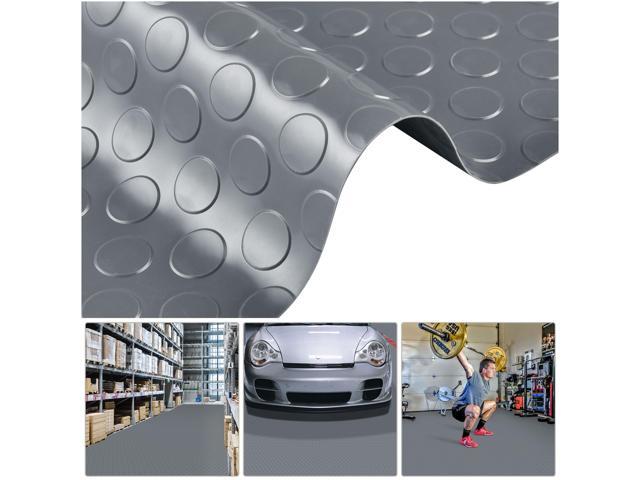 Yescom Garage Floor Mat Roll Non Slip Car Parking Protect Cover Trailer PVC  13x5 Ft for Under Car Workshop