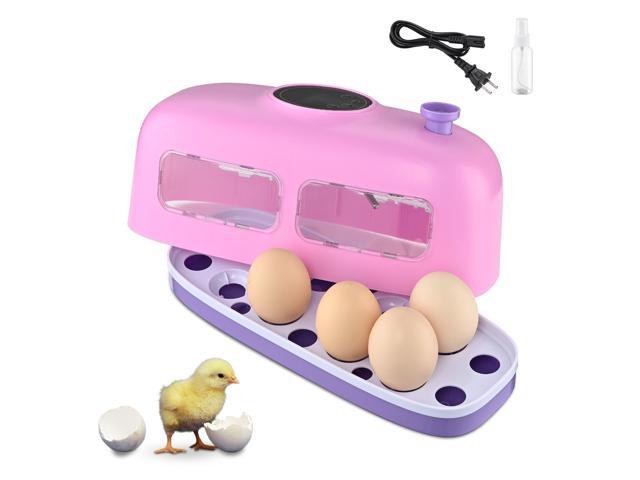 Yescom 8 Egg Incubator Digital Poultry Hatcher Temperature Control Chicken Quail Duck