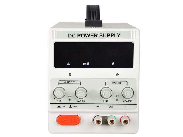 30V 10A Adjustable DC Power Supply Precision Variable Dual Digital Lab Test 110V