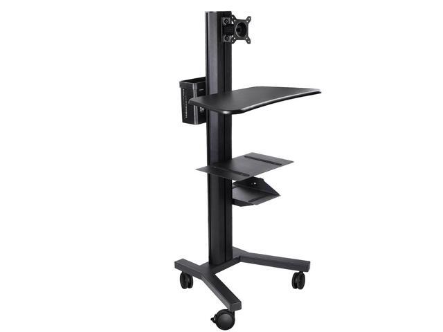 Desktop Pc Mobile Cart Wheel Printer Deck Workstation Office Desktop Pc Mobile Cart Wheel Printer Deck Workstation Office Computer Stand Desk