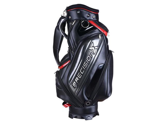Men S Waterproof Golf Club Bag With 9 Pockets 5 Way Mesh Top Free Rain Hood Newegg