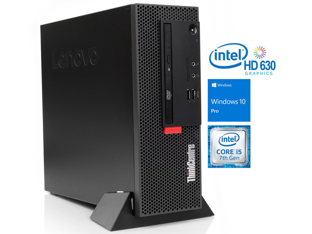 Lenovo ThinkCentre M710e Small Form Desktop, Intel Quad-Core i5-7400 ...