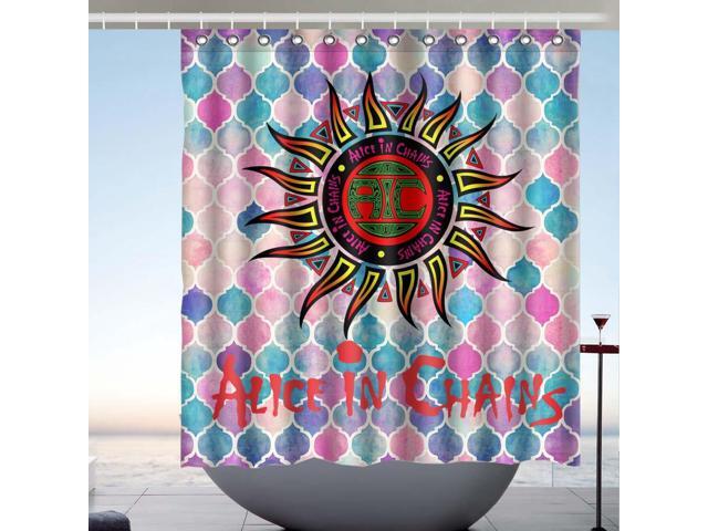 Alice In Chains Fans Bath Shower Curtain 66x72 Inch Newegg Com
