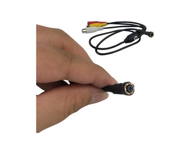 1000TVL HD black screw lens mini pinhole nanny camera micro hidden spy camera