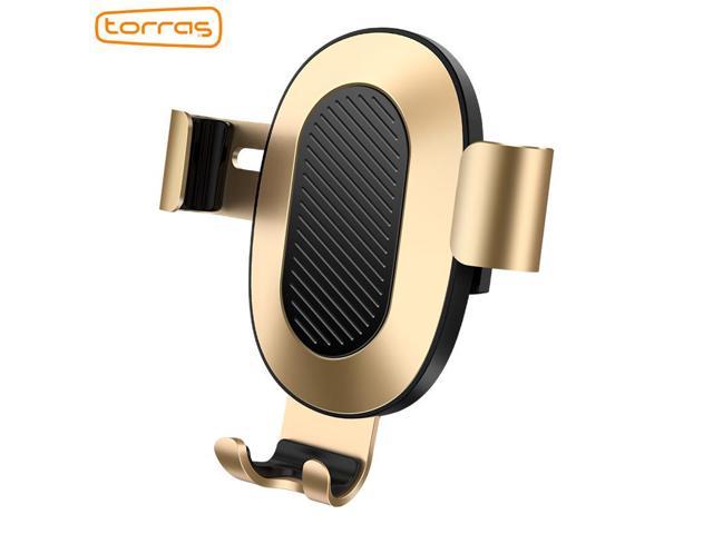 Torras Universal Car Phone Holder Multi Purpose Air Vent Mount Gravity Sensing Bracket For 4 Inch To 6 Inch Mobile Phone Newegg Com