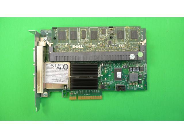 Dell PCIe PERC 6//E SAS External Raid Controller Card w//RAM /& Battery M164C F989F